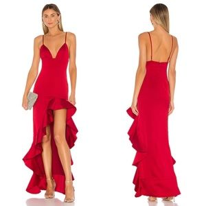 Lovers + Friends Aahmani Gown / Dress Red XS - NWT